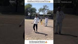 Sachin Tendulkar and Virendra Sehwag vs Shoaib Akhtar️ #shorts #cricket