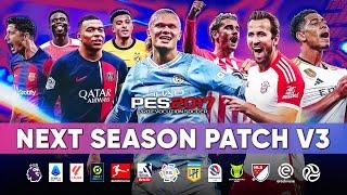 PES 2017 Next Season Patch V3 | AIO 2023/2024