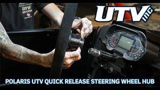 UTV INC POLARIS QUICK DISCONNECT STEERING WHEEL HUB ADAPTER