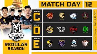 Free Fire Pro League Season 4 : Regular Season Day 12