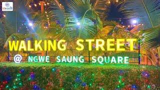 Walking Street Ngwe Saung Beach Myanmar