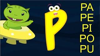 Aprender a leer jugando la letra P sonido letras y sílabas PA PE PI PO PU conciencia fonológica