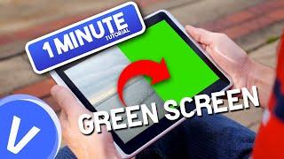 How to precisely key out Green Screen Video | VEGAS Pro (1 min Tutorial)