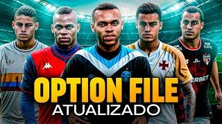 SAIU A NOVA ATUALIZAÇÃO OPTION FILE EM 4K P/ PES 2021 E PES 2020 VERSÃO COMPLETA DE NOVEMBRO 2024