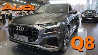 Audi Q8 -  городской тест-драйв дизельной новинки в дождь