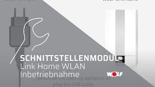 Inbetriebnahme Schnittstellenmodul WOLF Link home WLAN (2018, deutsch) l ALTE VERSION