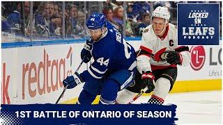 Toronto Maple Leafs get set for first Battle of Ontario, Brad Treliving provides injury updates