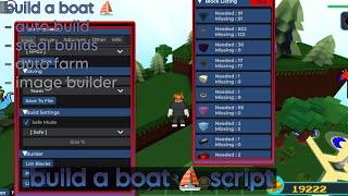 Build a Boat for Treasure: Auto Build, Steal Builds, Auto Farm & Image Builder Script!