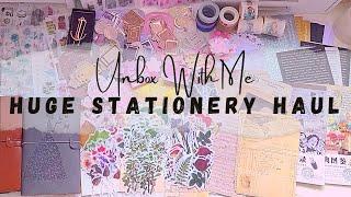 Unbox With Me | Huge Amazon Stationery Haul | ASMR