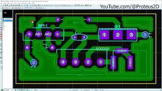 Pont De Diode + MOSFET Pour Faire Un Puissant Onduleur 220V Proteus 8