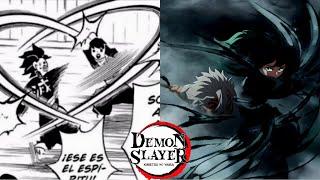 DIFERENCIA KIMETSU NO YAIBA TEMPORADA 4 EL ENTRENAMIENTO CAPITULO 3 y 4 ANIME COMPARACION MANGA