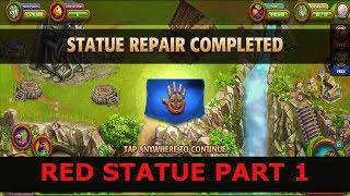 Virtual Villagers Origins 2~How to prepare  the herb soup (Red Statue PART 1)