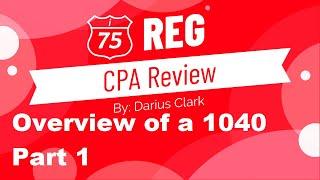 2024 CPA REG Exam-Flow of a 1040 Individual Tax Return-Part 1-By Darius Clark-i75 CPA Review.