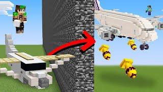 I Cheated with PLANES in Minecraft Build Battle