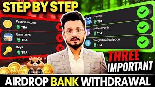 Hamster Kombat Airdrop Withdrawal in Bank Hamster Kombat TON Gas Fees.? || Hamster Kombat News today