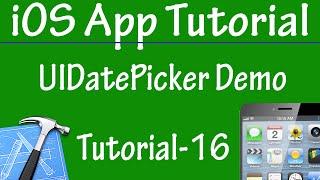 How to create and use UIDatePicker in iOS Application using Objective C