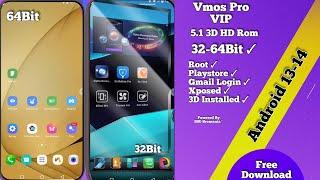 Update Vmos Pro vip 5.1 3D HD Rom Root Playstore Xposed & Gmail Login