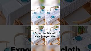 Export wholesale 2023 Jamyon New design printed plastic vinyl table cover pvc plastic table cloth