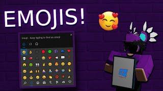 HOW TO USE EMOJIS IN LAPTOP/PC!