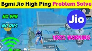 Jio 20Ms Ping Setting | Ping Problem Jio Sim | Bgmi Ping Problem Jio | Jio Ping Problem