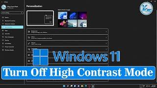  How To Turn Off High Contrast Mode On Windows 11