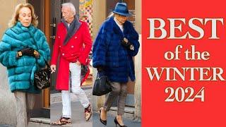 Only the Most Beautiful Outfits and the Most Stylish People of winter 2024 in Italy 