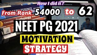 Crack NEET PG 2021 with a TOP 100 rank | Secret mantra | Strategy | Motivation |