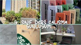 4. Sınıf Ders Çalışma Günlüğüm|2 günlük vlog/Dersler Elif’s Diary🫶