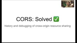 CORS: Solved