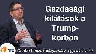 Gazdasági kilátások a Trump-korban. Csaba László, Inforádió, Aréna