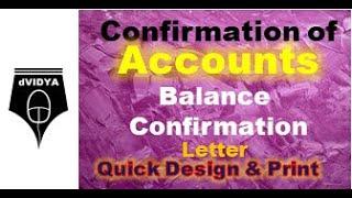 Tally Prime Confirmation of Accounts | Confirmation of Accounts Printing | Confirmation of Accounts