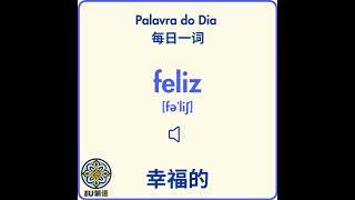 Palavra do Dia 每日一词 - feliz