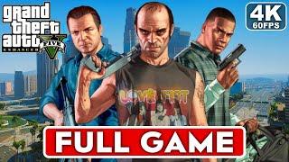 GTA 5 Enhanced Gameplay Walkthrough FULL GAME [4K 60FPS PC] - No Commentary