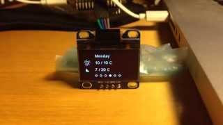 ESP8266 Weather Station with forecast