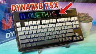 Epomaker DynaTab 75X Mechanical Keyboard With Dot Matrix Screen Review