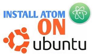 Install atom on Ubuntu in sinhala | tamil | Ubuntu Tutorials | Techie Kokul