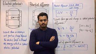 Electric potential || potential difference || electrostatic potential || class 12 electrostatics