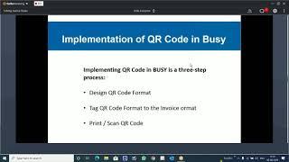 BUSY 18 Rel 6.0 First look and training in English (Digital Signature & QR Code Implement)