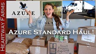 Picking up our Big Haul from Azure Standard! | Heartway Farms