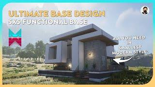 Creating 5X5 Compact Modern Base Functional in ONCE HUMAN! | Ultimate Base Tutorial