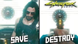 CYBERPUNK 2077 - Delamain Story - All Endings (Reset/Merge/Destroy)