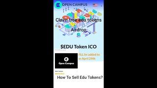 How To Sell or Convert Edu Tokens (Binance) | Free Edu Token Airdrop | Claim Free Edu Airdrop.