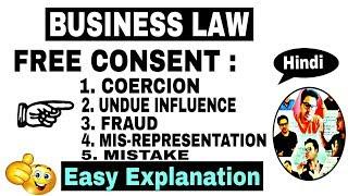 Video #51|| Free Consent || Business Law by Sunil Adhikari ||