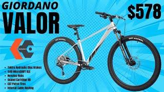 $578 Giordano Valor 29er MTB - 1x10 MicroShift XLE - Novatec Hubs - Suntour XCM 30 Suspension Fork