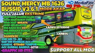 OBB BUSSID V3.6.1 TERBARU SOUND MERCY MB 1626 KREKET | FULL JALUR EKSTRIM | GRAFFIC HD | NO PASSWORD