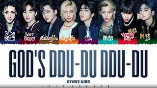 STRAY KIDS - 'GOD'S DDU-DU DDU-DU' Lyrics [Color Coded_Han_Rom_Eng]