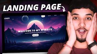 4 Stunning Landing Pages Built with HTML, CSS & JavaScript | Full Tutorial