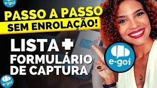 E-goi: Como Criar uma Lista de Contatos e Formulário de Captura na Egoi Email Marketing