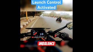 0-100 in Seconds! Duke 390 Gen 3 Launch Control Madness #duke390 #duke390gen3 #india #Power #shorts