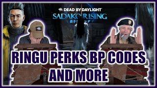 DBD Ringu, Killer Perks, Survivor Perks and BP Codes!